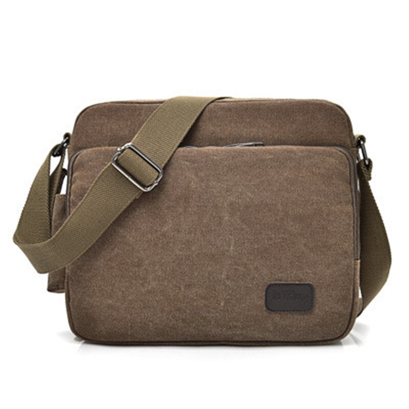 Men Canvas Messenger Bag Vintage Brand Messenger Shoulder Bag Outdoor Travel Unisex Bag shoulder bag Flap Pocket bag