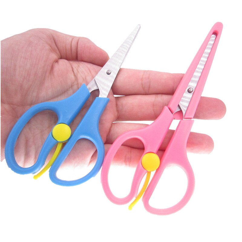 School Kindergarden Student Kid Child Safety Office cut craft DIY shear Snip Stationary Scissor Household Handicraft paper