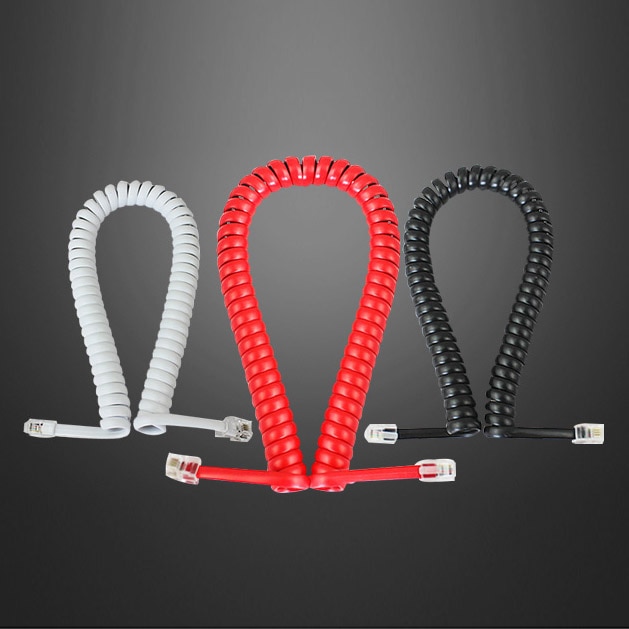 phone line for handset landline phone fixed home office hotel telephone cordless black white red canvas