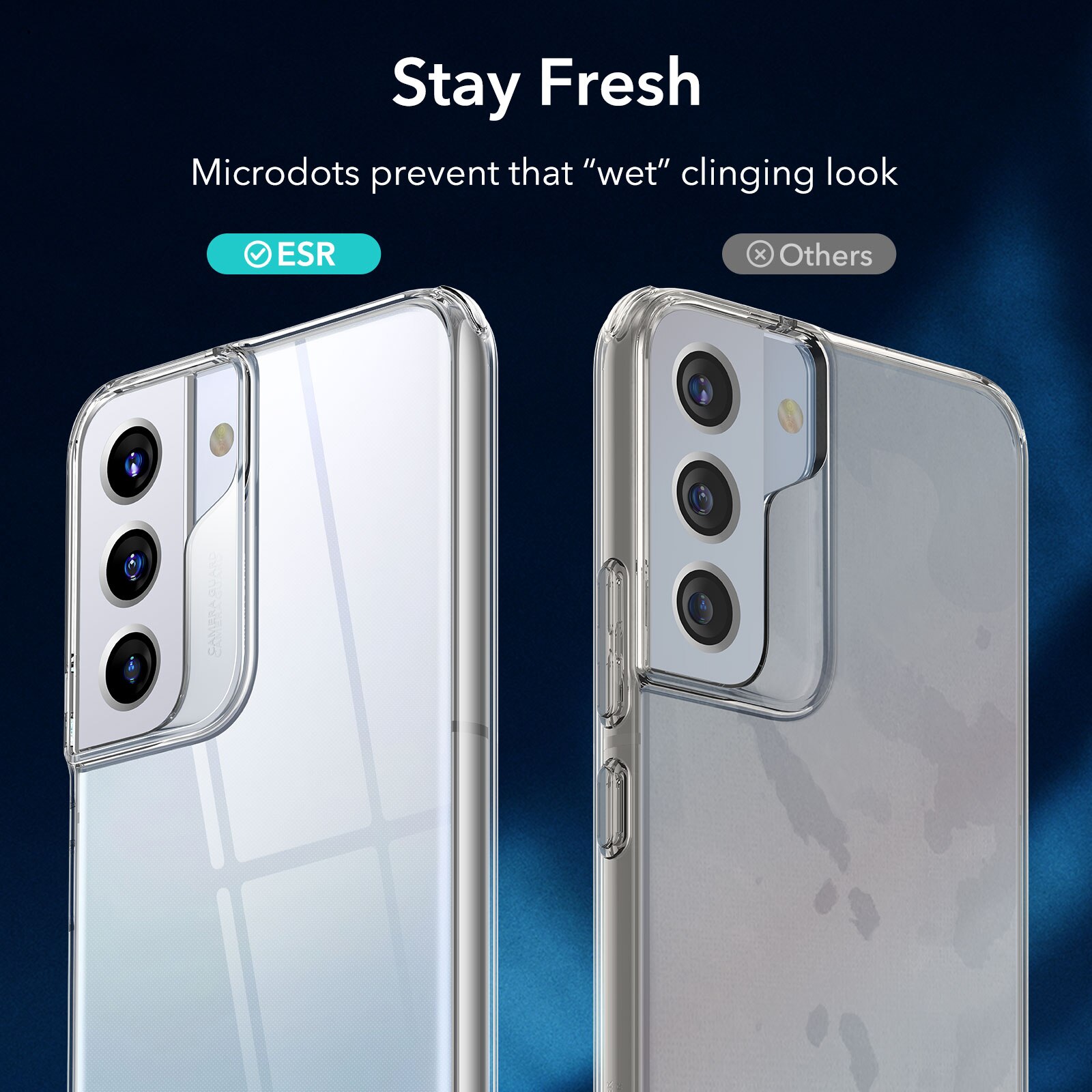 ESR-funda de TPU para Samsung Galaxy S22 Ultra, cubierta trasera transparente, fina y suave, para Samsung S22 Plus