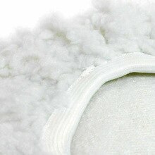 Zachte Polijsten Pad Wasbare Witte Wol 10 Stuks/Kit Accessoires Motorkap Buffer