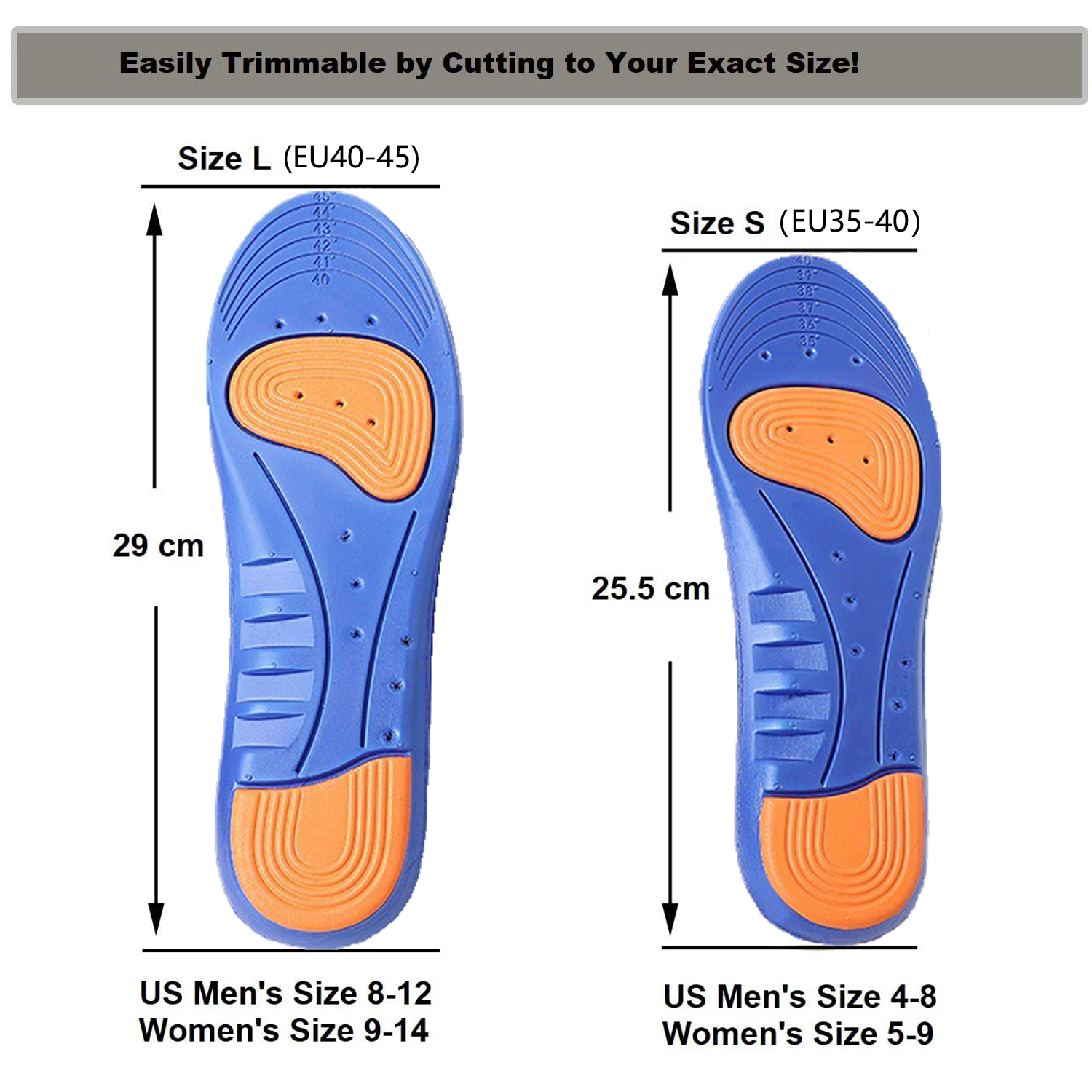 Elastic Memory Sports Insoles Support Foot Pain Massaging Silicone Insoles Gel Soft Sport Shoes Pad for Women Men Sneakers Sole