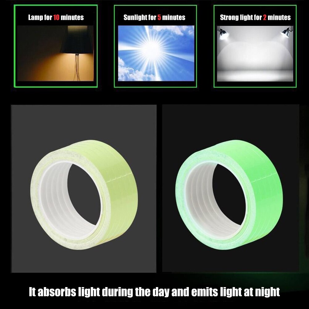 MTB Bike Reflective Stickers Cycling Fluorescent Tape Portable 8mx1cm Waterproof Bicycle Waterproof Cycling Elements