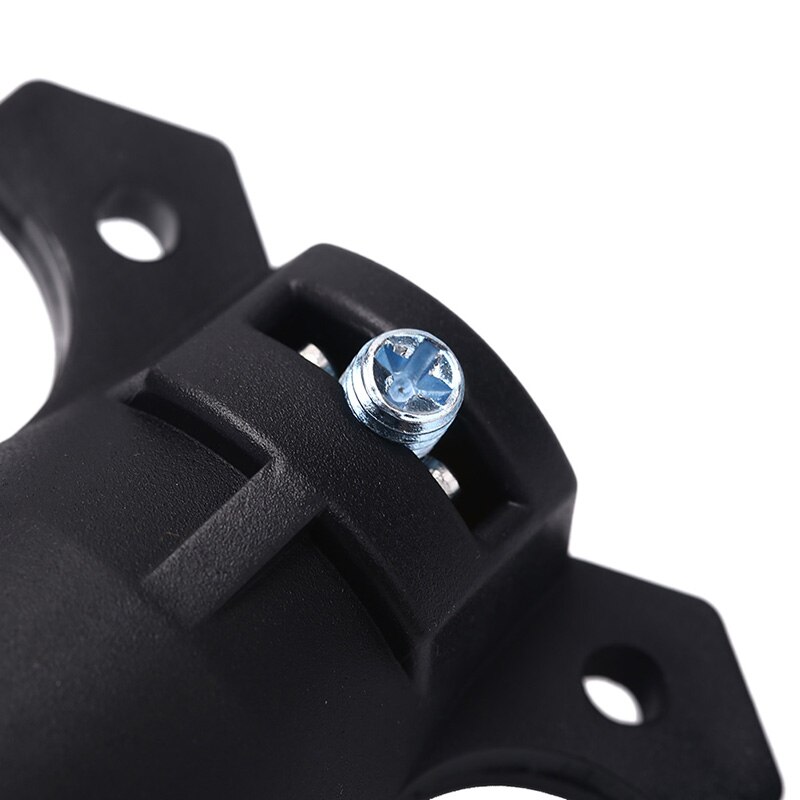 7 Way Round Plug Heavy Duty End Blade For Europe Aluminum Connector RV Style Light Trailer