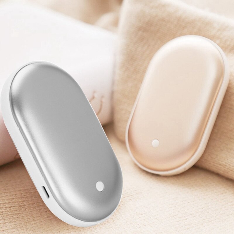 2 in 1 Cute USB Rechargeable Hand Warmer and 5200Ma Power Bank Mini Portable Travel Handy Long-Life Hand Warmer