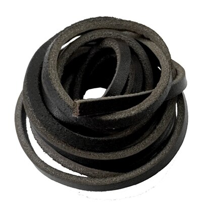 1 PCS of Rawhide Leather Shoelaces 1/8" Shoestrings Boot Shoe Laces 280cm Long/110 Inch: black