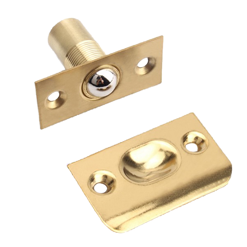 Stainless Steel Door Cabinet Roller Ball Catch Latch Closures, with Strike Plate