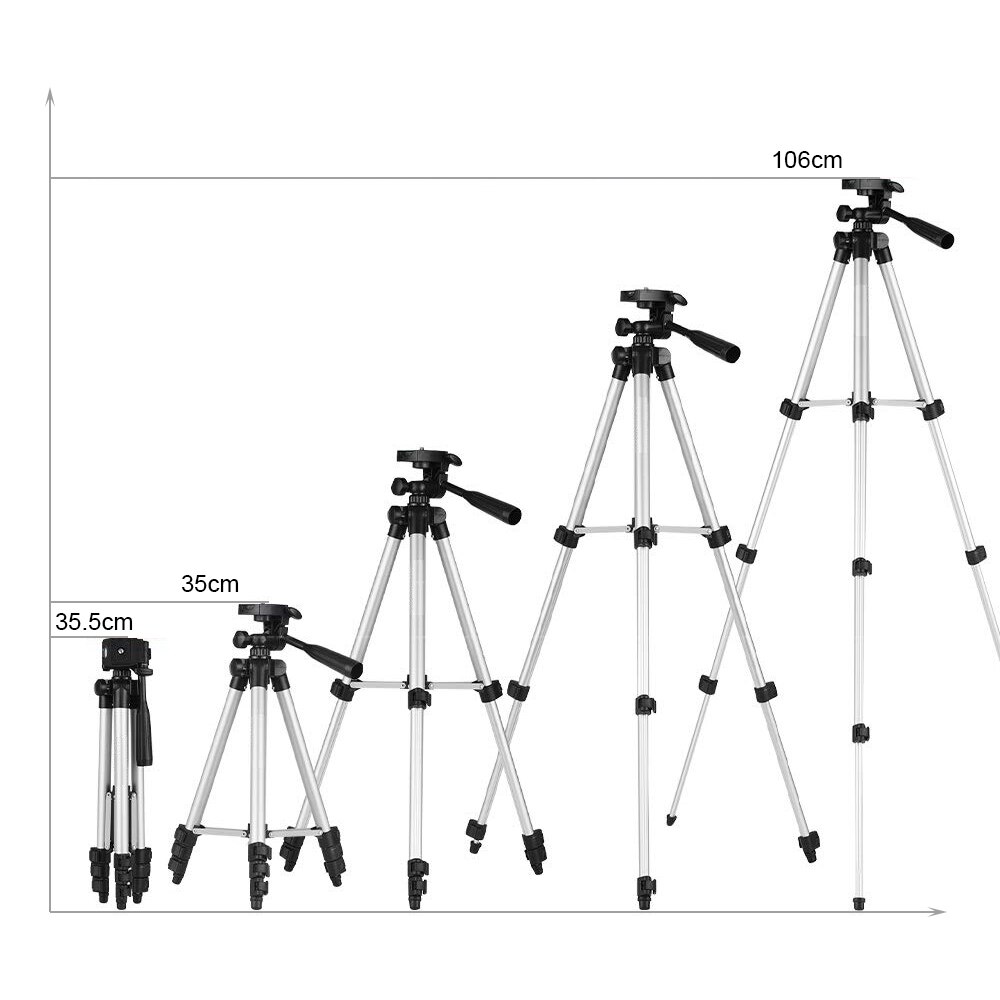 Proffskamera stativ för canon nikon sony dslr kamera videokamera mini protable stativ smartphone kamera