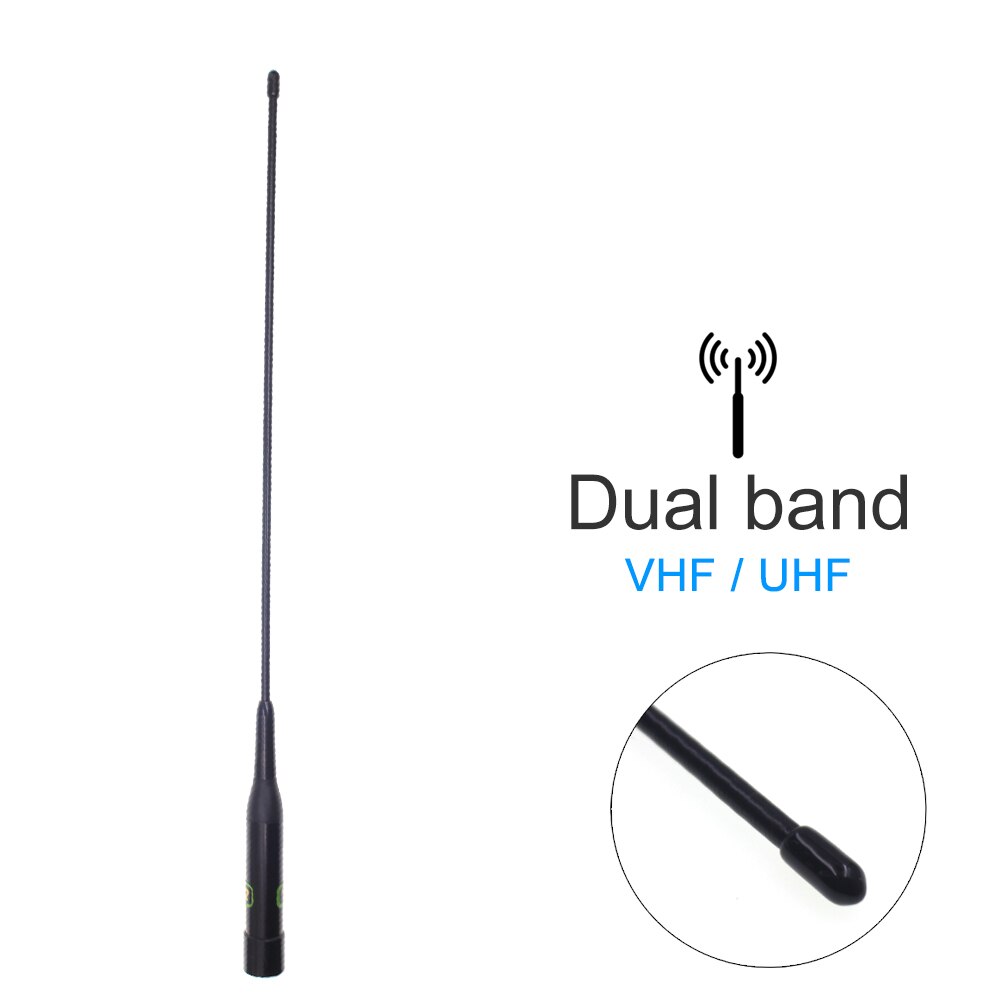 Nagoya NL-R2 DUAL BAND Mobile Antenna Ham Radio VHF UHF 144/430 MHz Flexible Whip PL259 Antenna for Car Mobile Radio