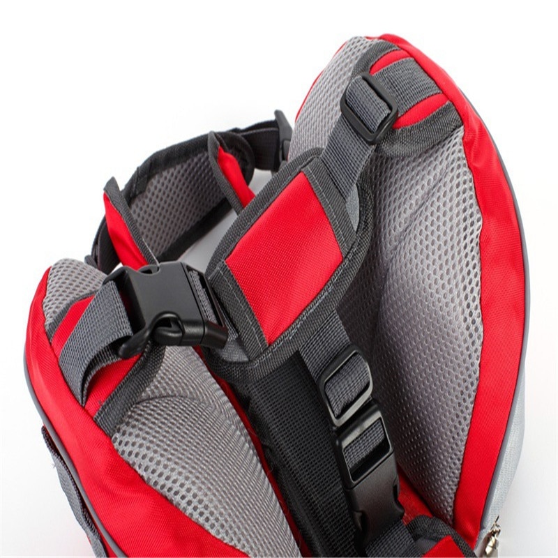 Portable Oxford Cloth Material Adjustable Dog Outdoor Backpack Saddle Bag Dog Supply For Camping Hiking Training