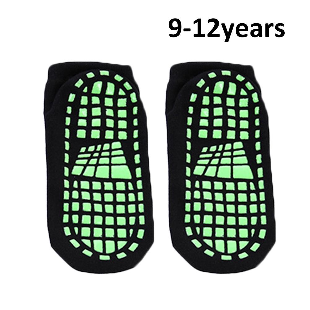 Børn polyester bomuld anti-skridsikker sokker trampolin sokker voksen behagelig slid skridsikker sports sokker polstring bandage pilat: 912 børn
