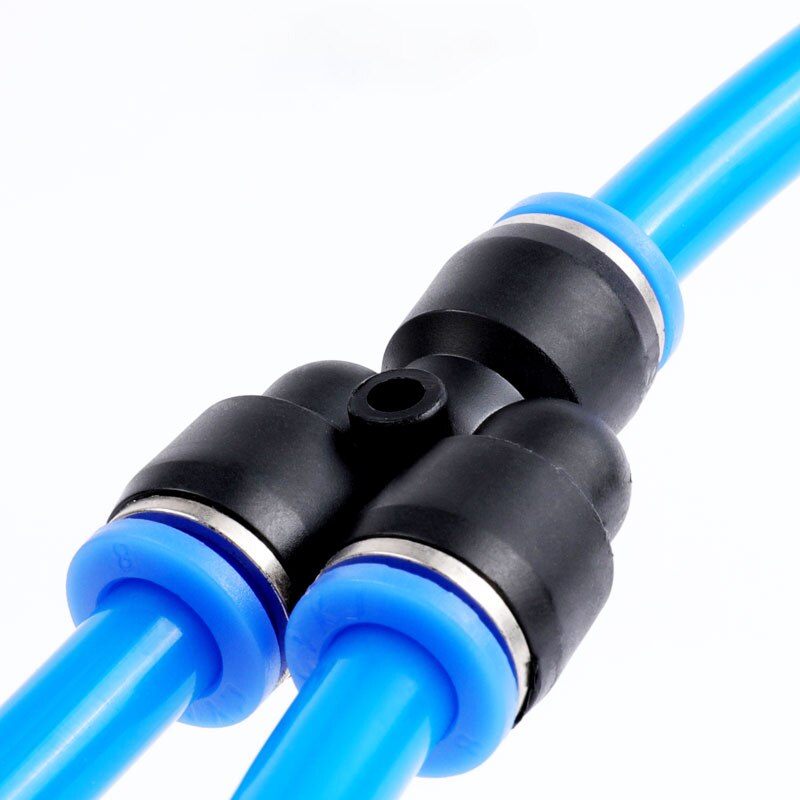 Pipe Fittings Plastic Pneumatic Connector Fitting Quick Push For Air Water Connecting PY PW Connect 4 6mm 8mm 10mm 12mm Y Shape