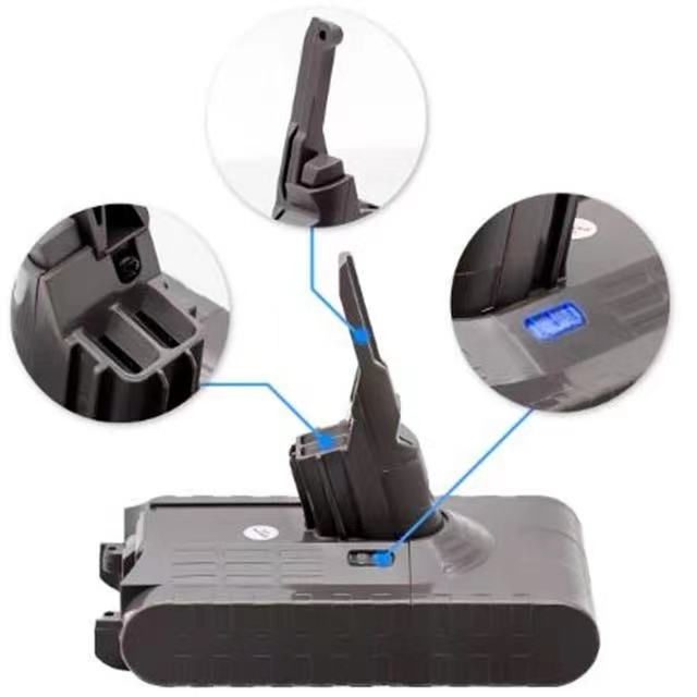 2022 nuova batteria da 98000mAh 21.6V per batteria ricaricabile aspirapolvere Dyson V8 assoluto/soffice/animale/Li-ion