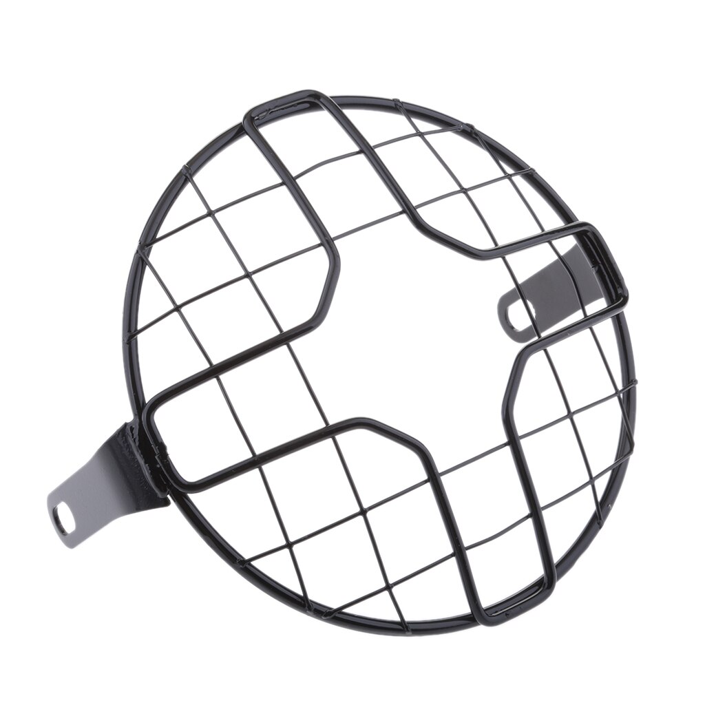 Cubierta de luz para faro delantero de motocicleta, protección de rejilla, 7 pulgadas
