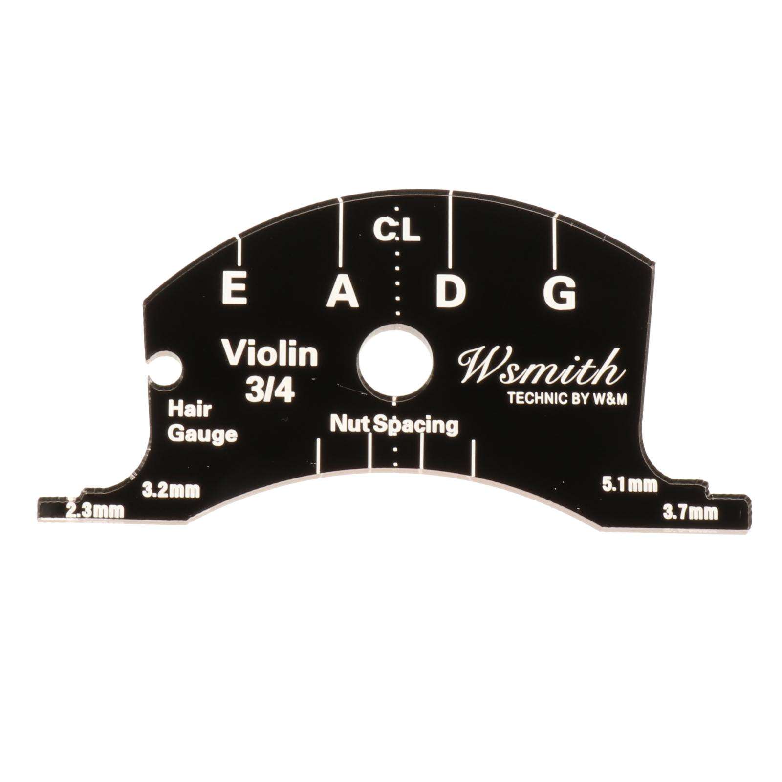 1/2 3/4 4/4 Size Violin Bridge Template Reference Tool for Cello Viola Violin