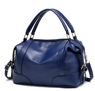 femmes sac femme sac à bandoulière en cuir souple femmes sac à main Vintage Messenger sac moto bandoulière sacs LL555: Deep blue