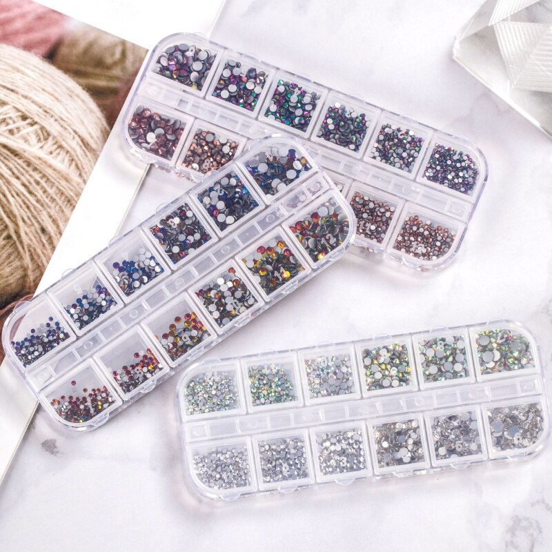 1440 st spik strass ansikte 2022 tips alla för manikyr decoracion uñas handarbete tillbehör kawaii figurer box nyheter