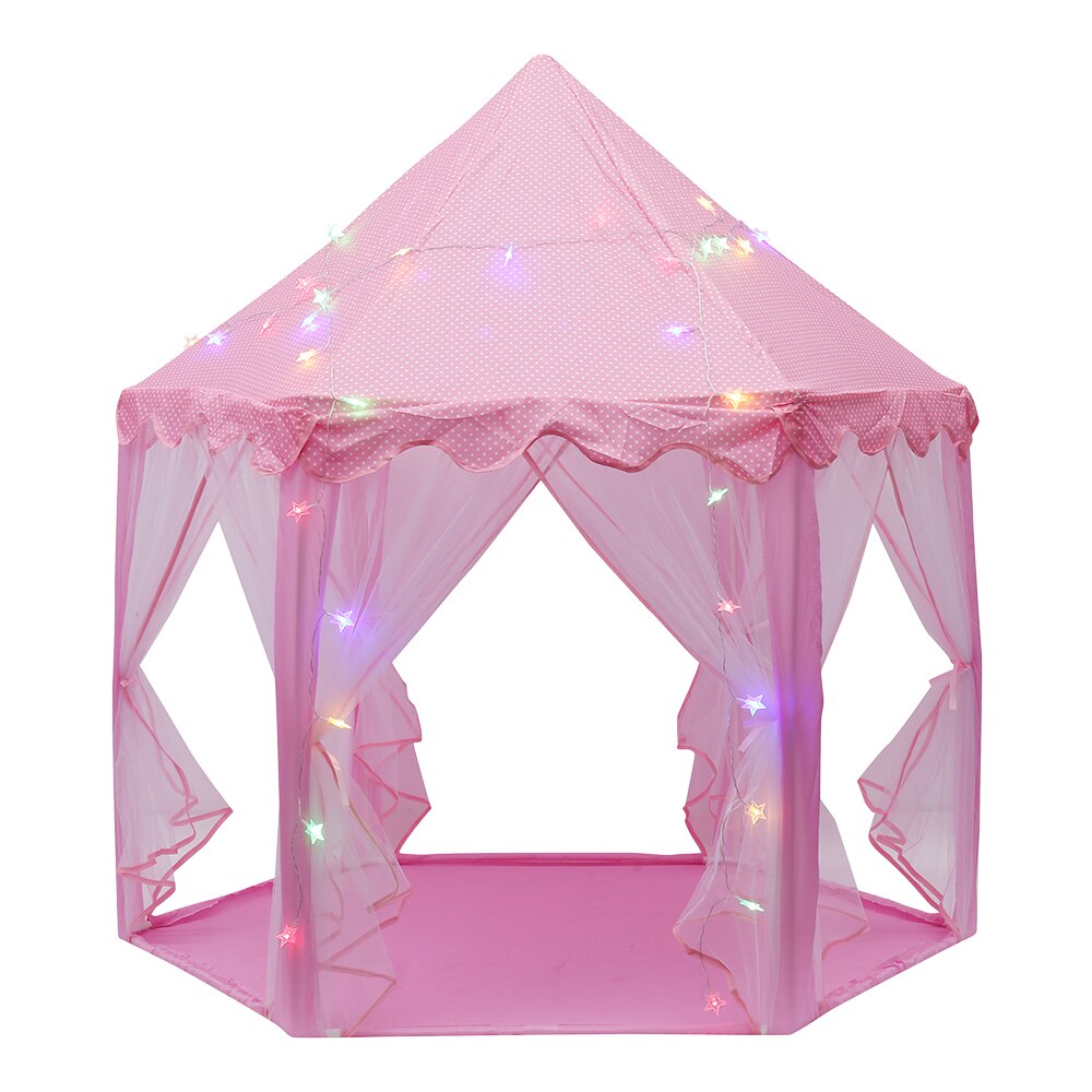 freundlicher Prinzessin Rosa Schloss Zelte Tragbare Jungen Mädchen drinnen draussen Garten Klapp Spielen Zelt Hütte freundlicher Bälle Schwimmbad Spielhaus