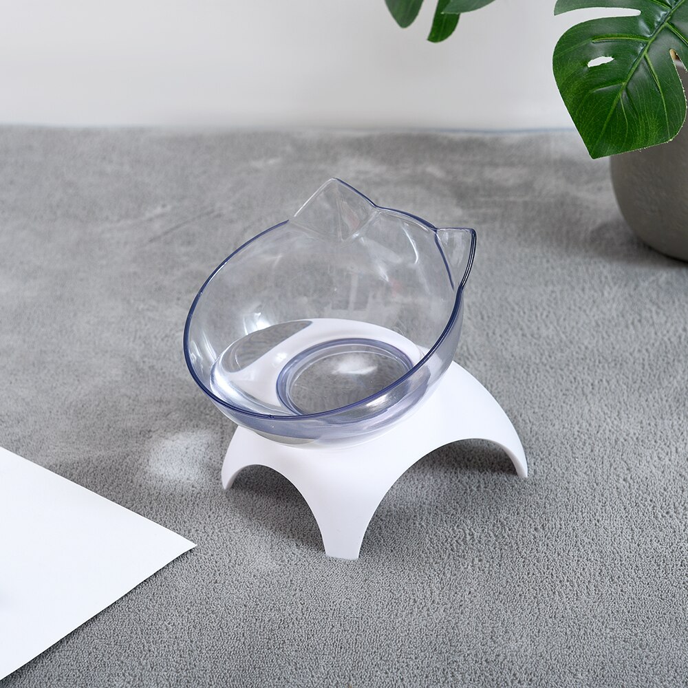 Comederos para perros tazón de alimentación para gatos suministros para mascotas cuencos para gatos con soporte elevado, cuencos de agua y comida para mascotas #15: Transparent 1