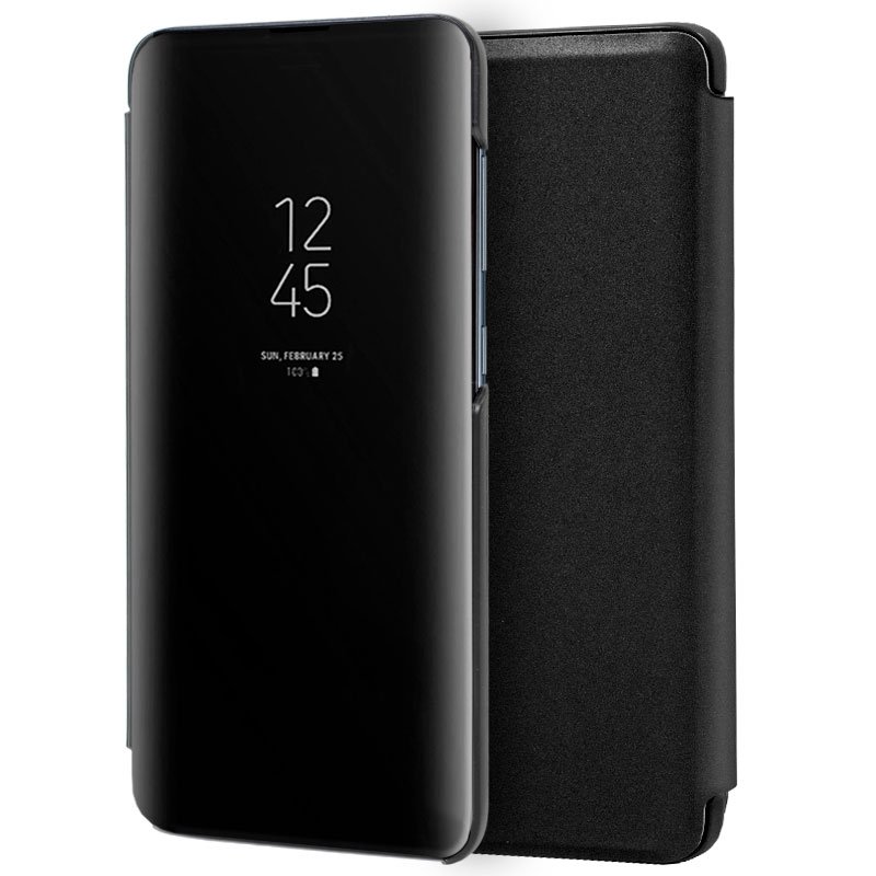 Samsung A515 Galaxy A51 Clear View Flip Cover Case Zwart