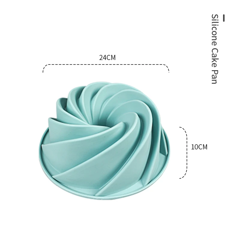 Stampo in Silicone 3D per Torte, Antiaderente, Scanalato, per Decorazione Dolci e Pasticceria: giallo chiaro