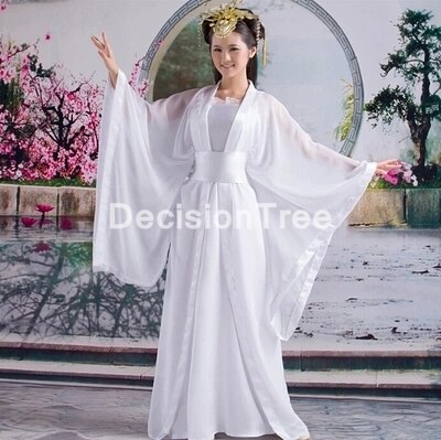 women hanfu dance costume uniform tang suit dress chinese traditional dresses princess costume oriental ancient suit: color1 / XXL