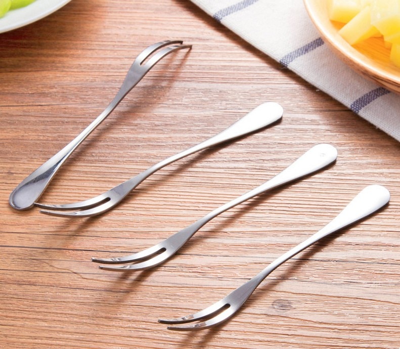 Forks For Restaurant Cafeteria Home Party Dessert Stainless Steel Fruit Fork Cutlery Dessert Fruit