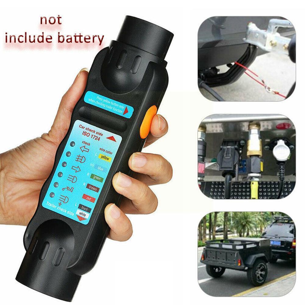Wiring Circuit Tester Connector Recorder 7 Pin Car Tools Socket Diagnostic Caravan Towing Circuit Light Bar Trailer Tow M5o4