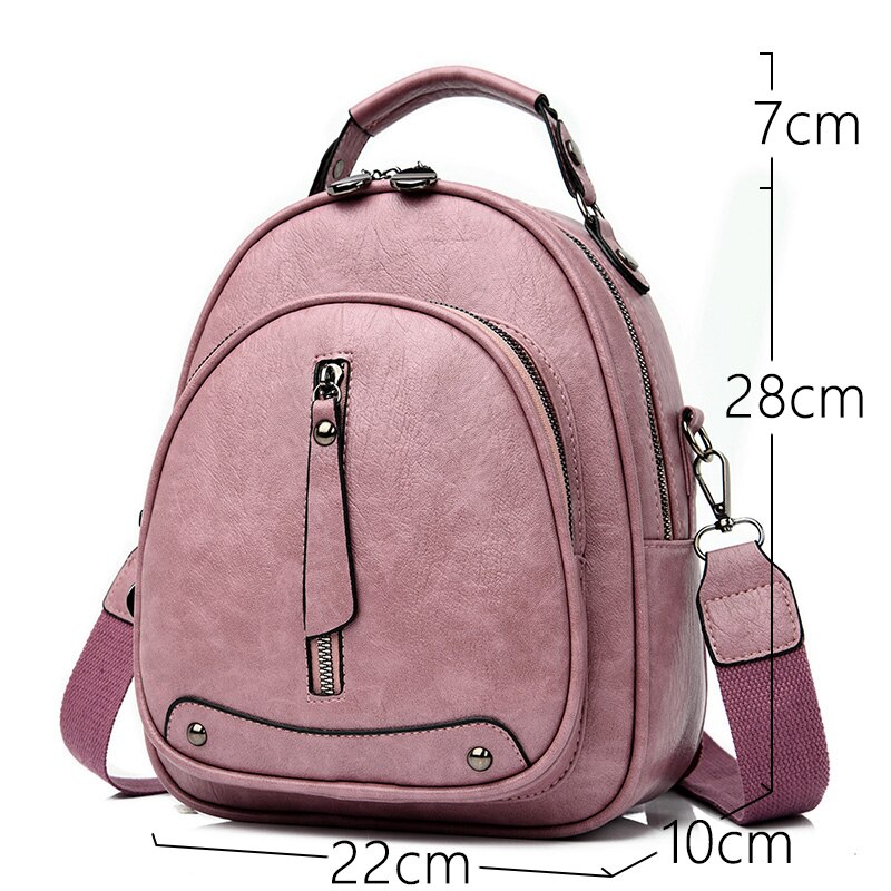 Multifunctionele Vrouwen Rugzak Voor Lederen Schooltassen Voor Tienermeisjes Vrouwen Rugzak Schoudertassen Mochilas