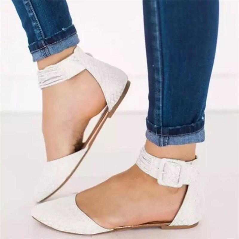 Flocking Shoes Women Spring Autumn Flat With Sandals Hollow Out Beach Footwear Shallow Shoes Ladies Casual Shoes