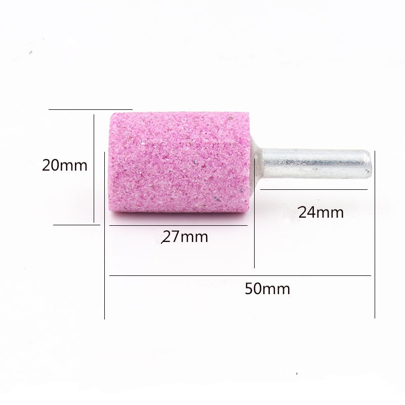 ZtDpLsd 1 Stck 6mm Schaft Schleif Montiert Stein Zylindrischen Für Dremel rotierend Werkzeuge Schleifen Rad Kopf Polieren Metall Holz werkzeug