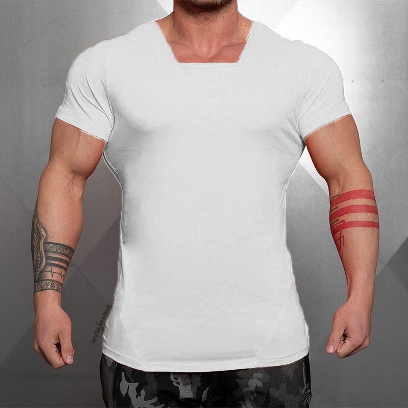 NOVEDAD DE VERANO ropa gimnasios apretado camiseta mens fitness camiseta homme gimnasios t camisa de los hombres fitness camisetas tops