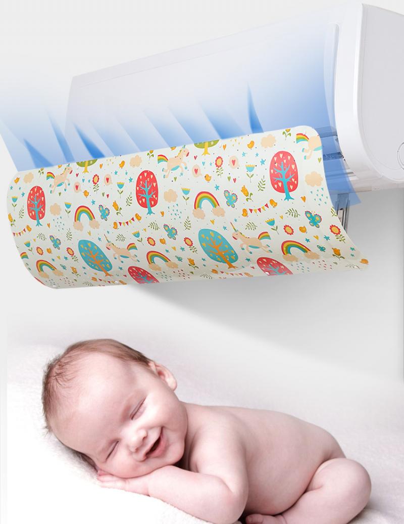 Verstelbare airconditioning afdekking voorruit airconditioning afscherming windgeleiderplaat rechte anti-windgeleider