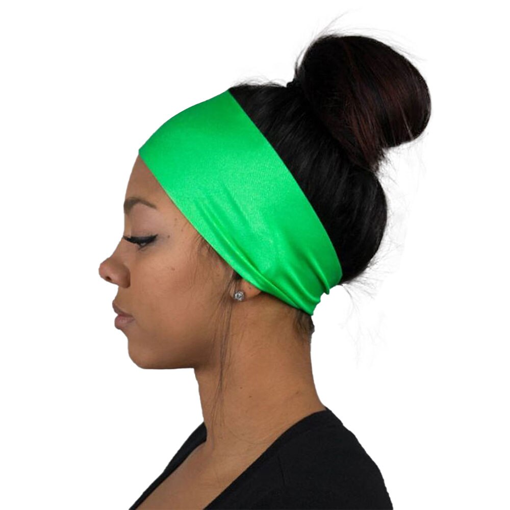 Banda deportiva para el cabello Unisex para hombres y mujeres, banda para el sudor, banda elástica para el sudor para Yoga, gimnasio, banda de cabeza elástica para deportes, bandas para el cabello de mezcla ancha