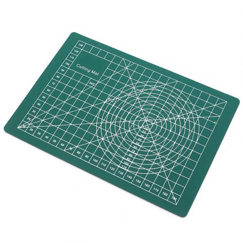 A5 Grid Lijnen Pvc Dubbelzijdig Self Healing Snijmat Patchwork Diy Craft Tool: Green