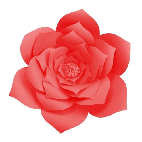 AA 30cm Paper Flower Backdrop Wall 30 cm Giant Rose Flowers DIY Wedding Party Decor: H