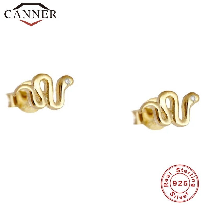 925 sterling silber Geometrische sterne Zirkon Stud Ohrringe für Frauen Persönlichkeit Wilden Gold Ohrringe Modeschmuck: 3 gold