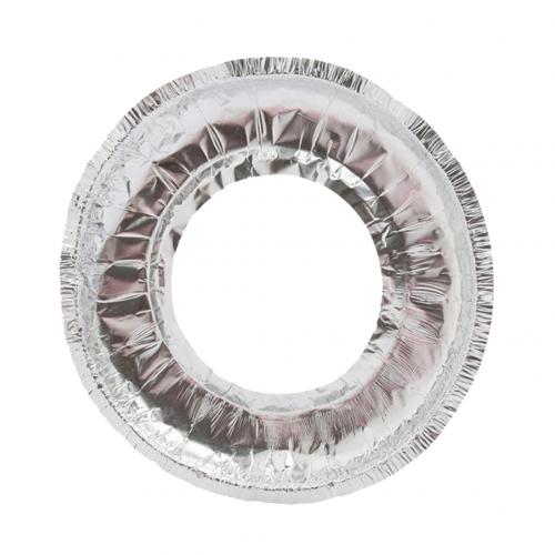 10Pcs Aluminum Foil Paper Gas Stove Cooker Protectors Cover Pad Greaseproof Aluminum Foil Paper Kitchen Cleaning Accessories: Round