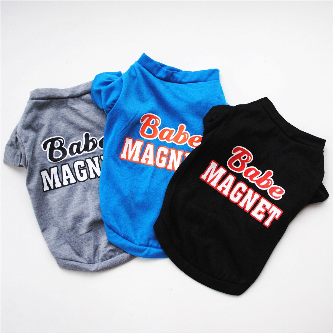 Printed Summer Pets Tshirt Puppy Dog Clothes Pet Cat Vest Cotton T Shirt Pug Apparel Costumes Dog Clothes