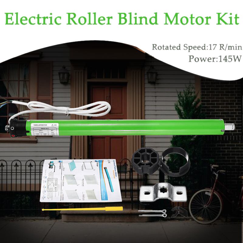 Dm35S 220V Intelligent Tubular Motor Roller Shade Electric Curtain Motorized Rolling Blind Shutter Anti-Theft Window