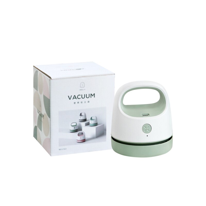 Desktop Vacuum Cleaner Handheld Rechargeable Small Dust Crumbs Suction Cleaning Mini Vacuum Cleaner Household Cleaning Tools