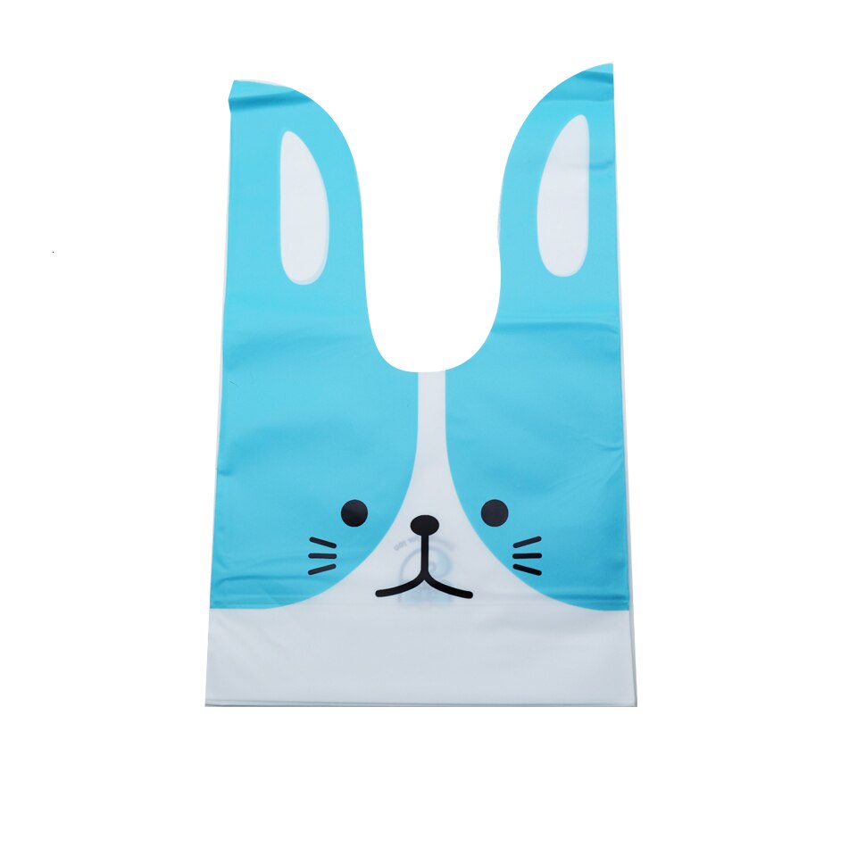 20PCS Easter Carrot Candy Bag Personality Translucent Bag Triangle Storage Box Wedding Table Decoration: M