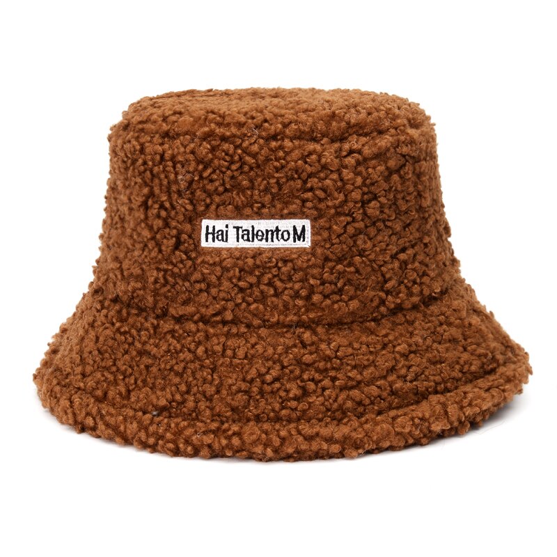Gorro de pescador de punto de lana de cordero para hombre y mujer, gorro de pescador de lana de cordero, Unisex, a la , informal, para viaje al aire libre, tapa plana: coffee