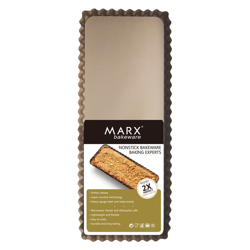 14 zoll Extra Lange Nicht-Stick Lose Bottom Quiche Tart Torte Pan, Torte Pie Pan, rechteckigen Tart Quiche Tart Pan mit Abnehmbare Basis: Default Title