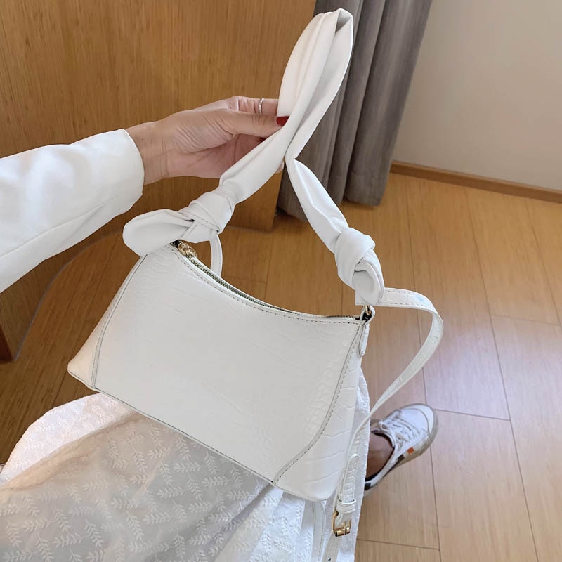 casuale di colore Solido ottavino Qualità di Cuoio dell'UNITÀ di elaborazione Borse A Spalla per Le Donne Eleganti Borse Da Viaggio Femmina Borsoni Della signora di Sacchetto di Mano di Modo