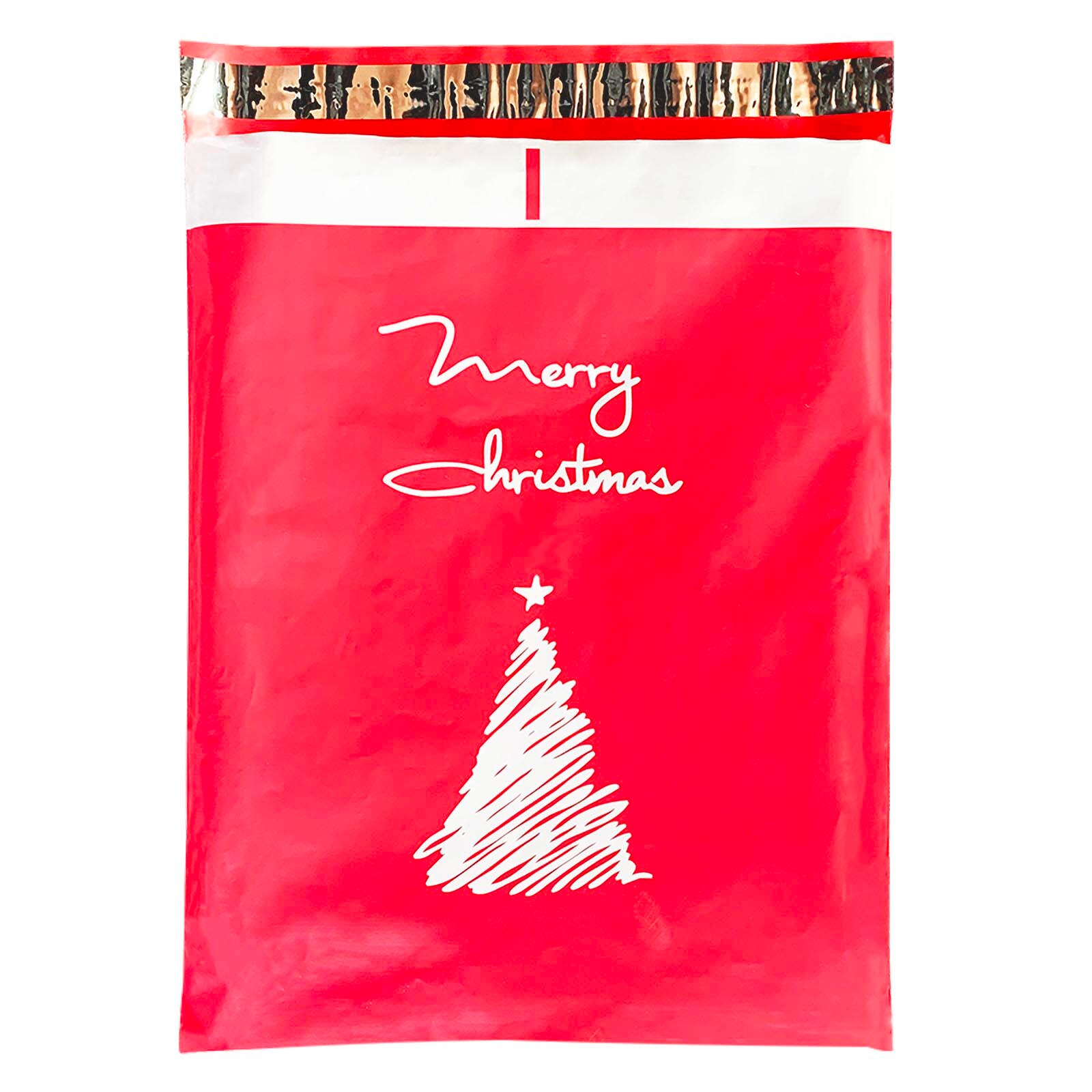 4 @ Enveloppen Tassen Met Zelfklevende Waterdichte Scheurvast Post Tas Kerst Herten Poly Mailer Self Seal enveloppen