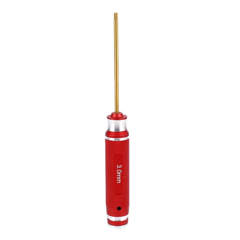 Titanium Plated Screwdriver Hexagon Head Hexagon Wrench Screwdriver RC Tool: H3.0