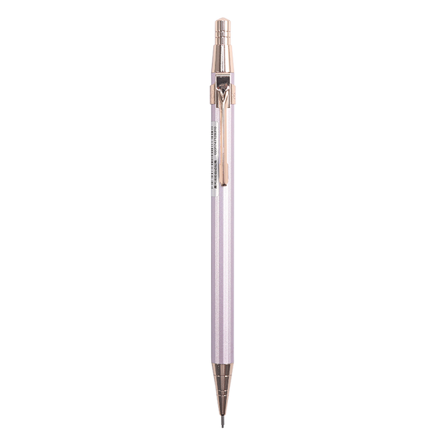 M&amp;G Full Metal Mechanical Pencils Morandi Color 0.5mm HB Lead Refill Student Writing Automatic Pencils Lapiseira School Supplies: 1pc 0.7mm Purple