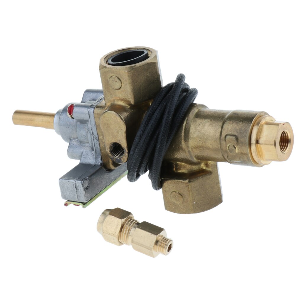 LH Gas Oven Stove Burner Control Valve With Ignition Wire 21mm Control Valve