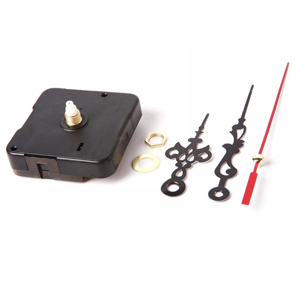 1 set hangende doe-het-zelf quartz horloge stille wandklok uurwerk quartz reparatie uurwerk klokmechanisme onderdelen met naalden
